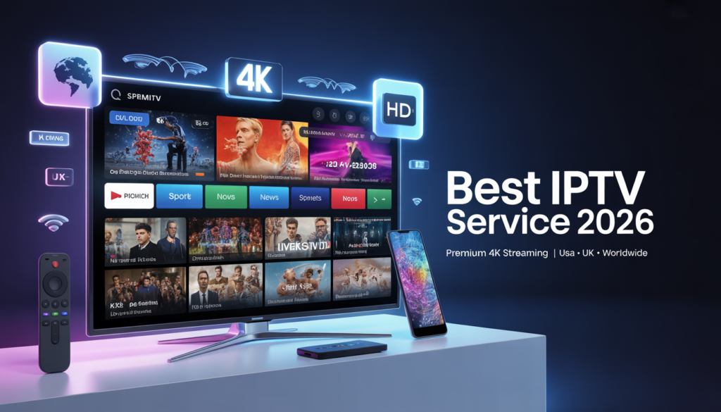 Best IPTV Service in 2026 – Ultimate Premium Streaming Experience for USA, UK & Worldwide